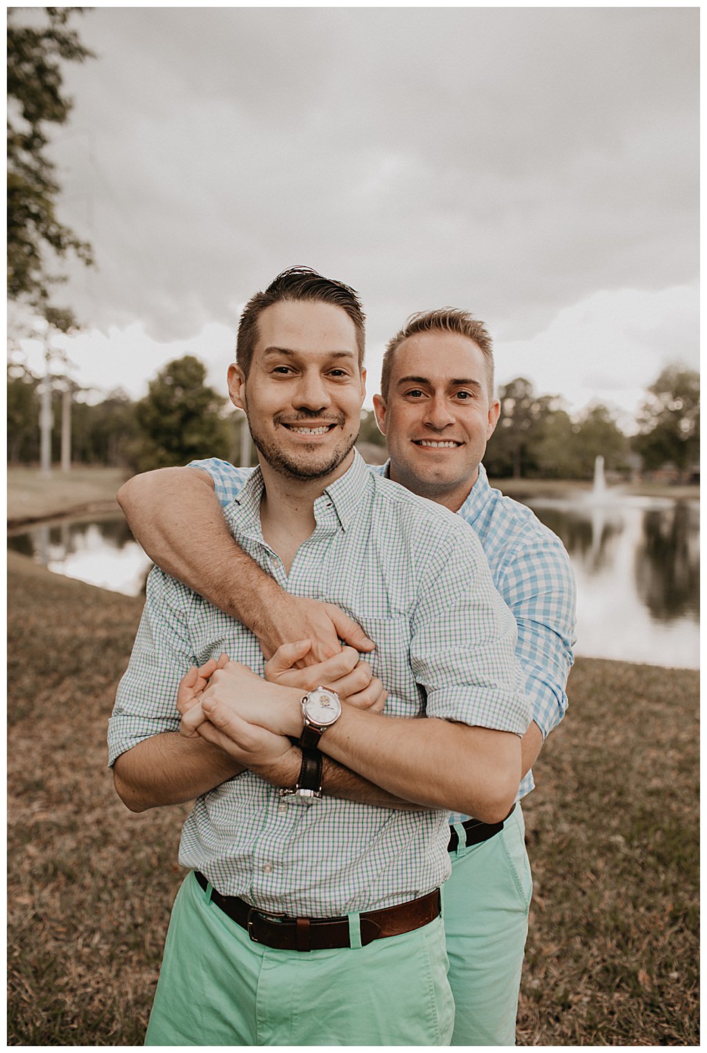 New Dads Celebrate With a Rainbow Flag Newborn Session - Love Inc ...