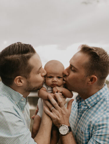 Gay Family Newborn Session