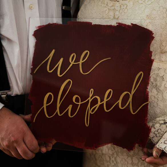 Vintage Elopement Styled Shoot
