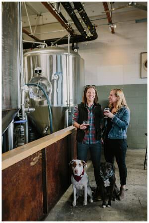 brewery engagement shoot 1