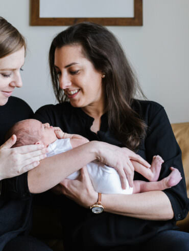 LGBT Family Newborn Session