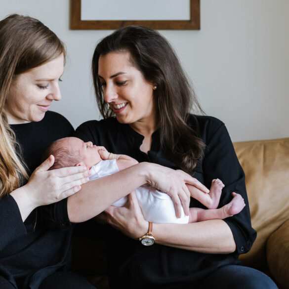 LGBT Family Newborn Session