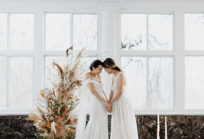 Romantic Wedding LGBT Styled Shoot