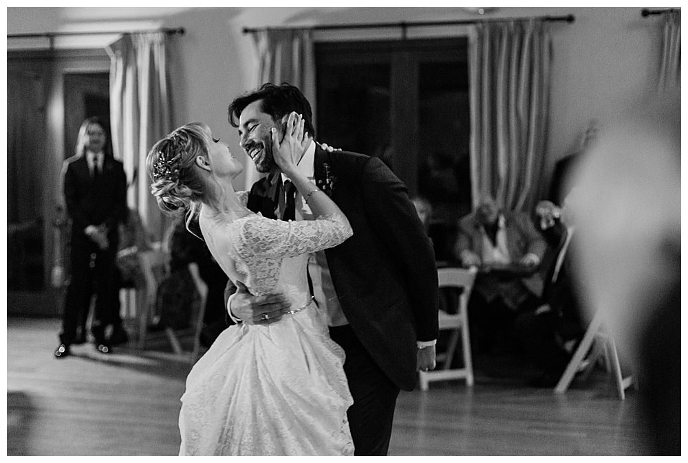 black-and-white-first-dance-photo