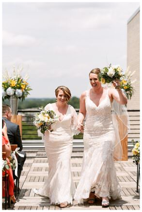 A Rooftop Hotel Wedding in Durham North Carolina - Love Inc. Mag