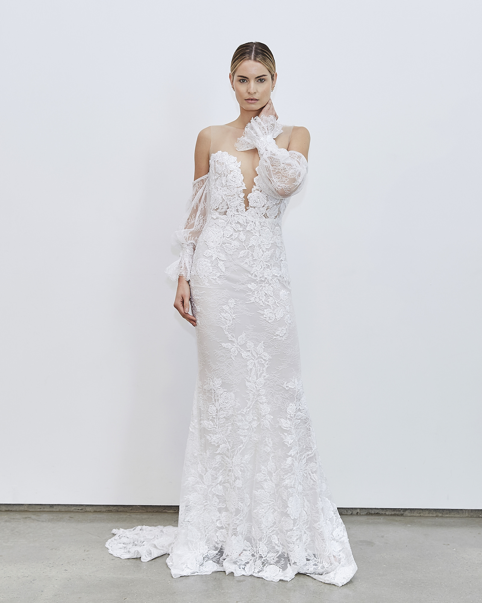 Detachable Sleeves Wedding Dress Trend Francesca Miranda