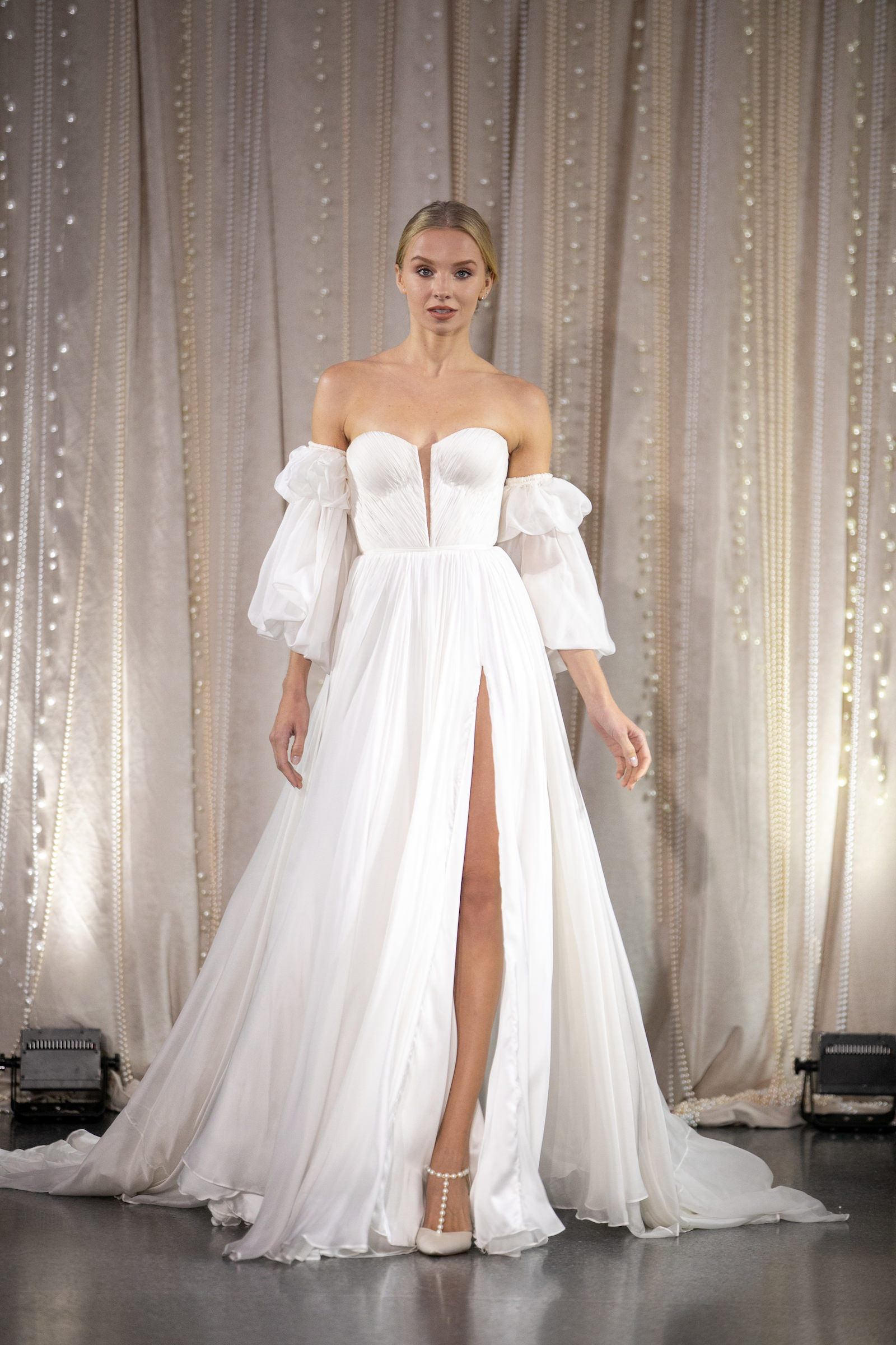 Detachable Sleeves Wedding Dress Trend Lee Petra