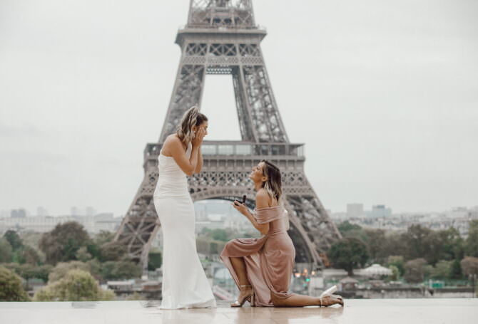Kate Austin Paris Proposal