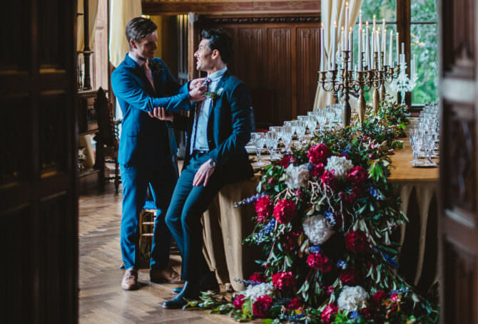 Regal French Wedding Inspiration Shoot