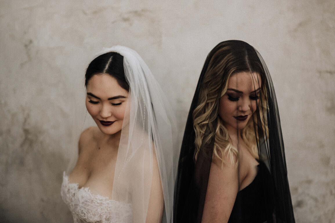 Wedding Inspiration with Black Dress
