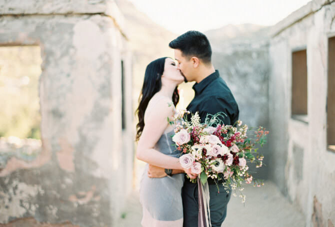 Desert Fine Art Film Engagement Shoot