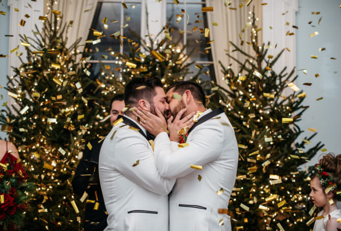 Christmas Gay Wedding