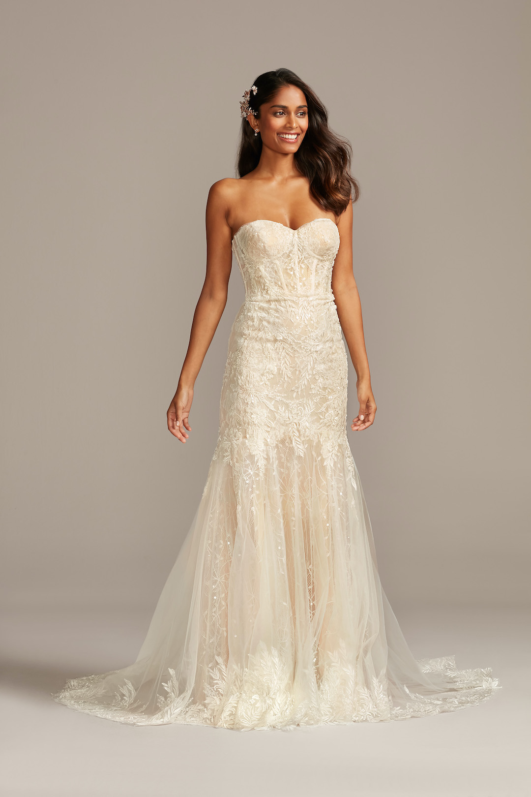 davids bridal bride robe