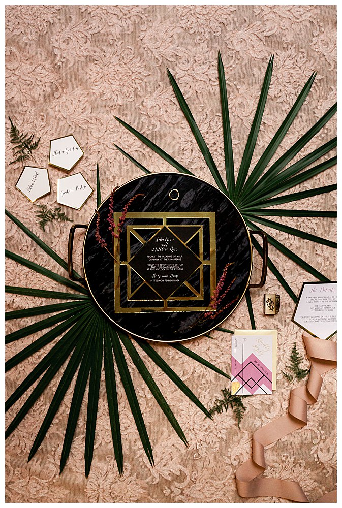 modern-black-and-gold-geometric-wedding-invitation-suite