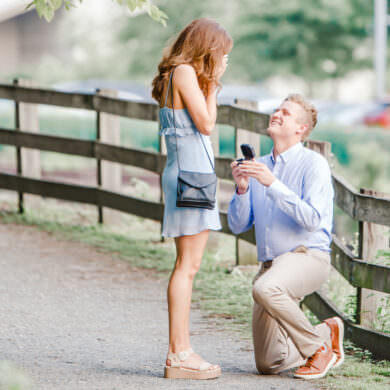 Proposal with Surprise Engagement Party