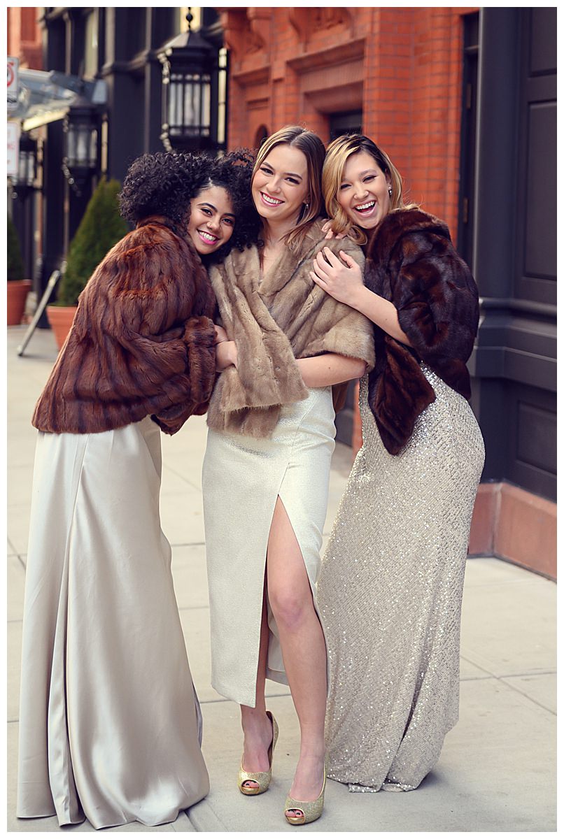 bridemsaid-dresses-with-furs