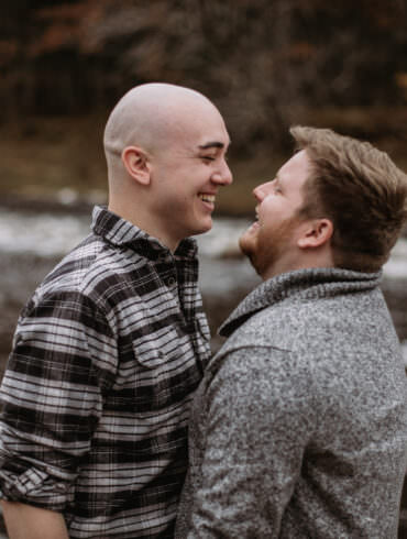 Outdoors LGBTQ Wisconsin Engagement Shoot