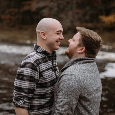 Outdoors LGBTQ Wisconsin Engagement Shoot