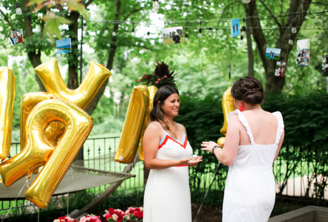 Strawberry Themed Engagement Party