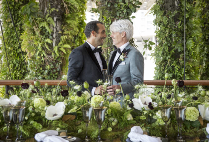 Greenery Gay Wedding