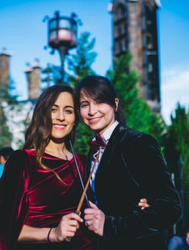 Wizarding World of Harry Potter Engagement Shoot