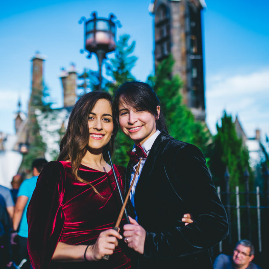 Wizarding World of Harry Potter Engagement Shoot