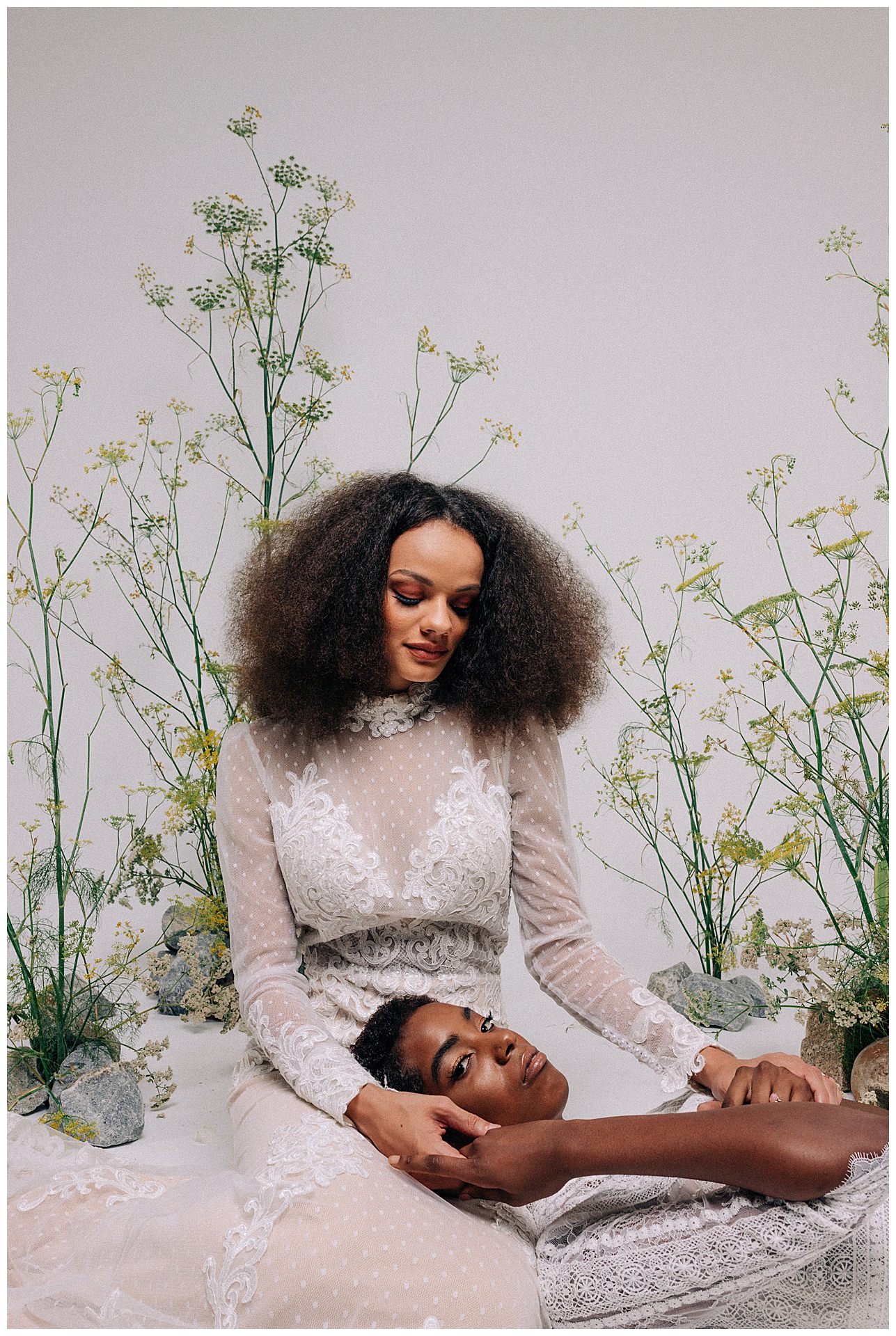 Vogue Inspired Wedding Fashion Editorial Celebrating Black Lgbtq