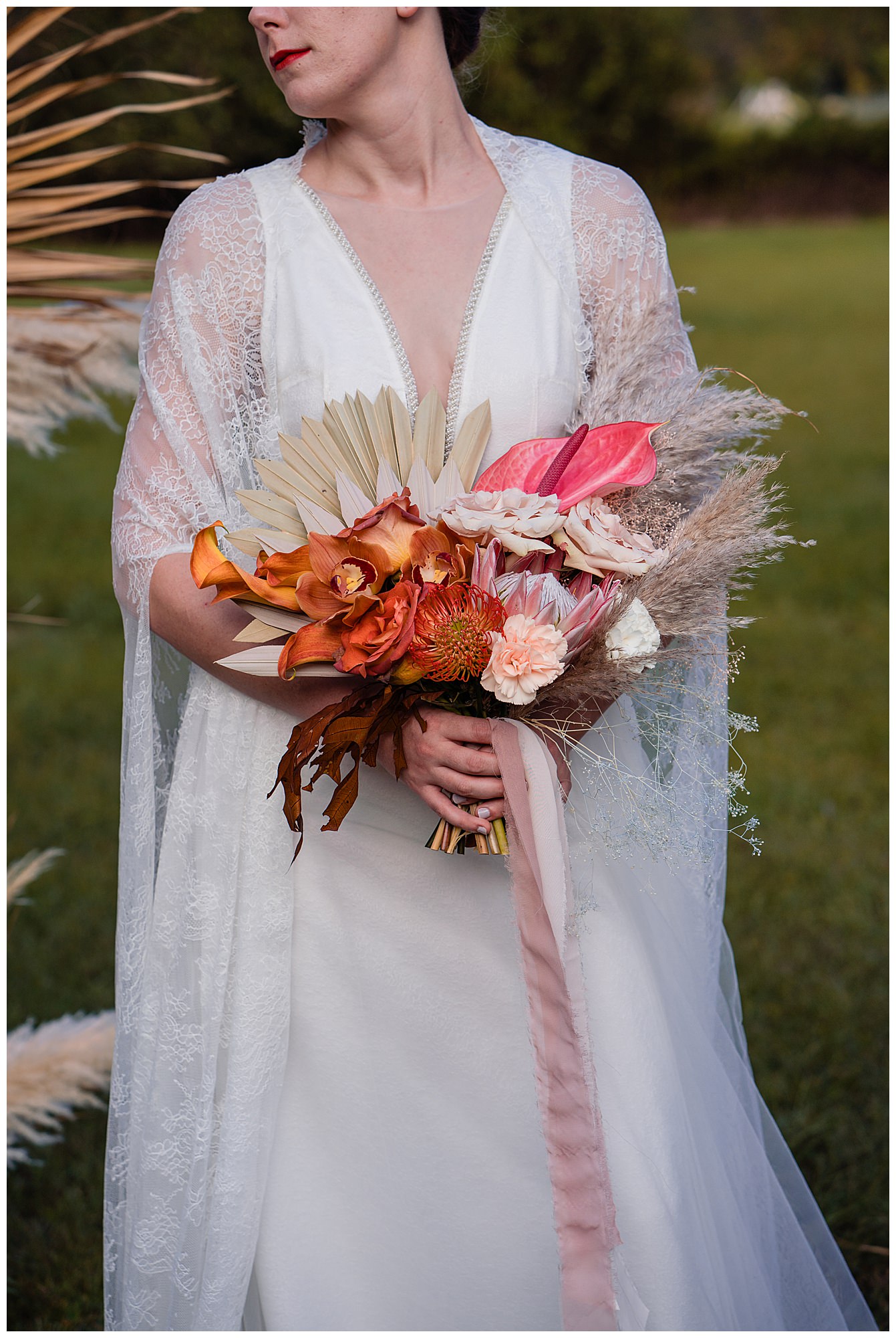 Bohemian farm wedding