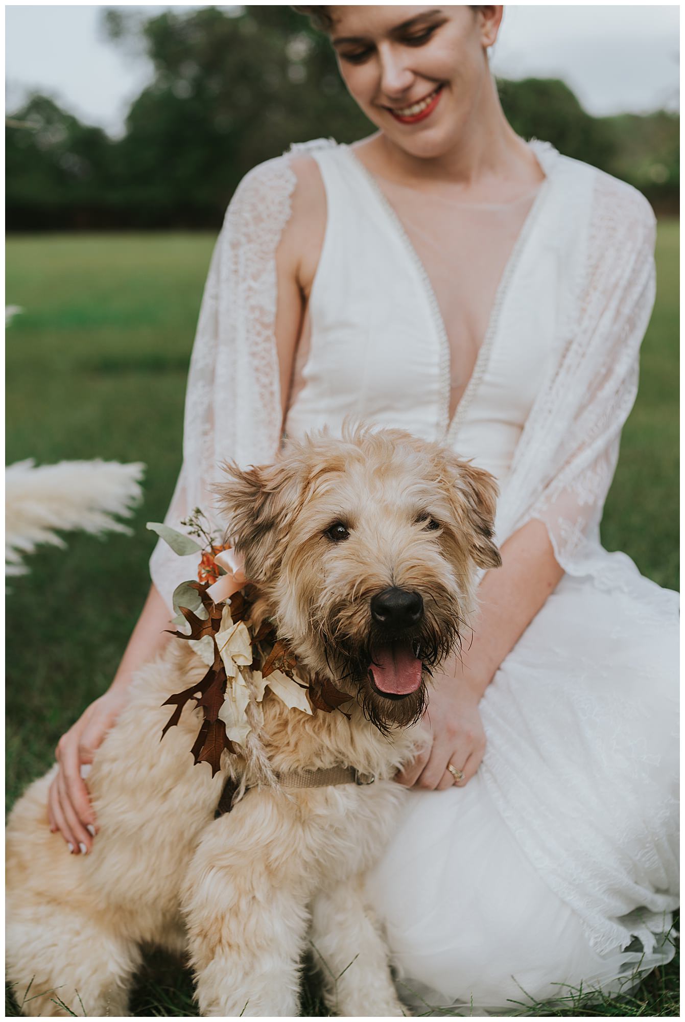 Bohemian farm wedding