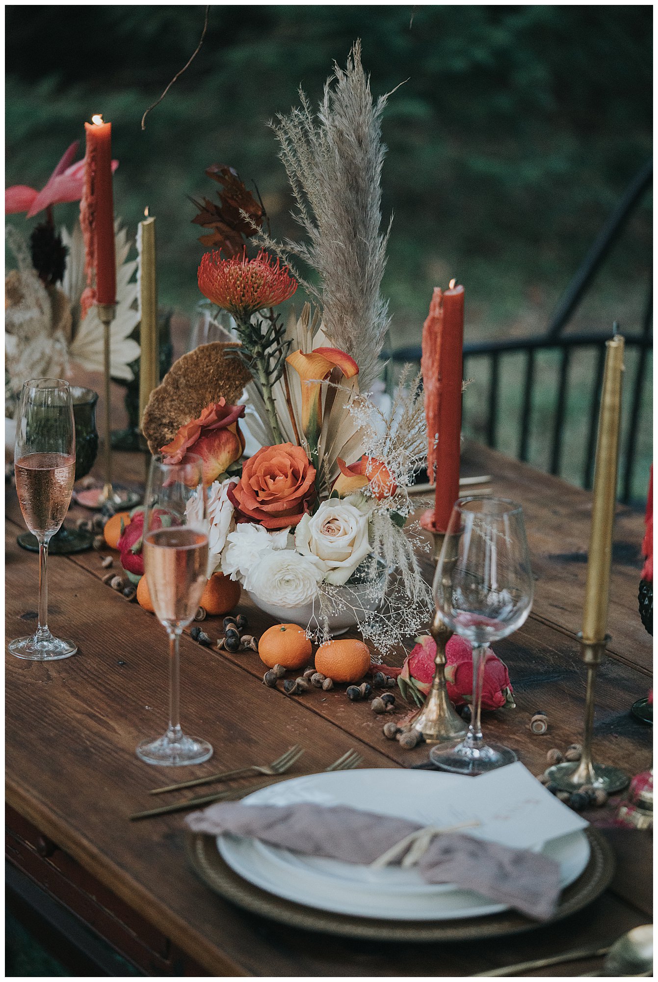 Bohemian farm wedding