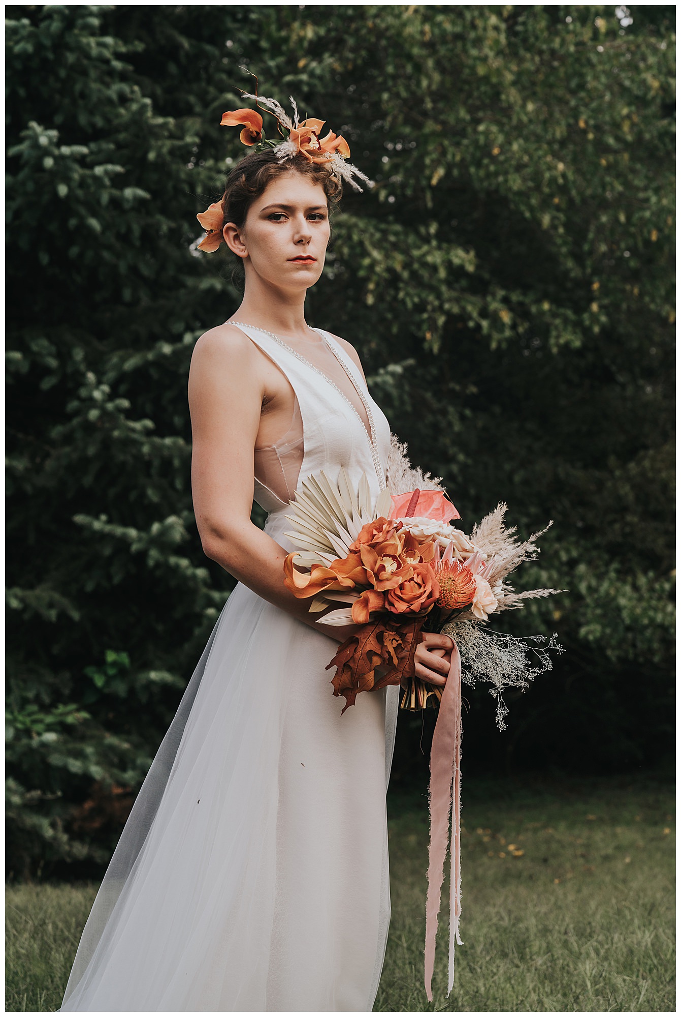 Bohemian farm wedding