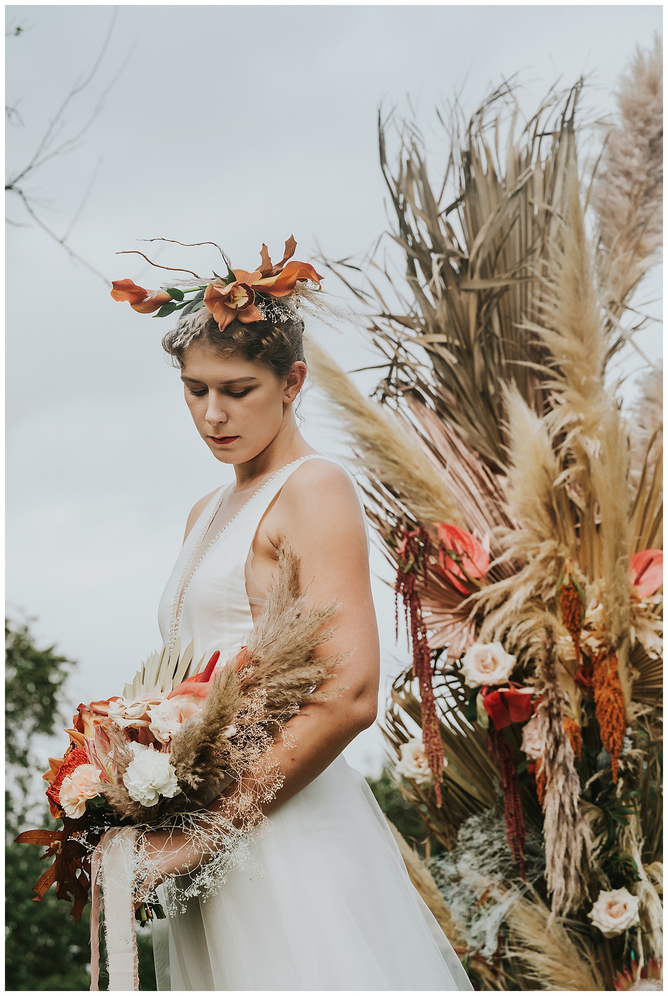 Bohemian farm wedding