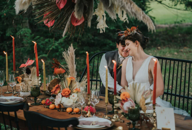 Bohemian Farm Wedding