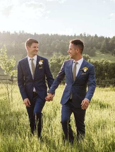 Colorado Mountain Ranch Gay Wedding