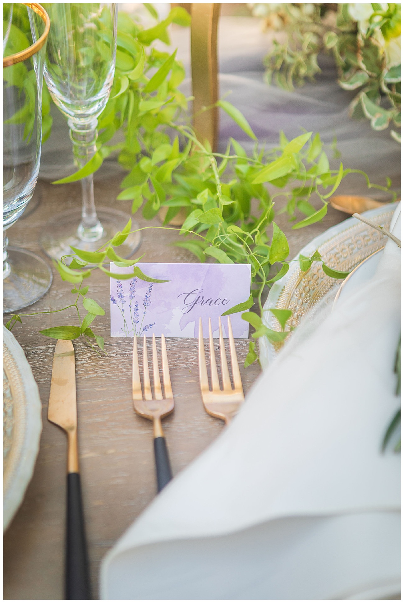 Lavender Glen Styled Shoot