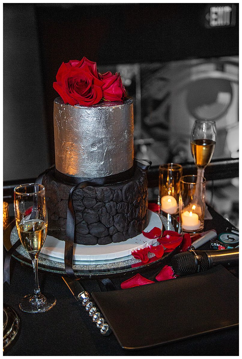 red-and-metallic-wedding-cake