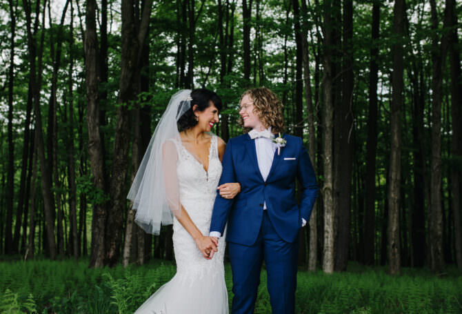 Rustic Lesbian Wedding in Pennsylvania