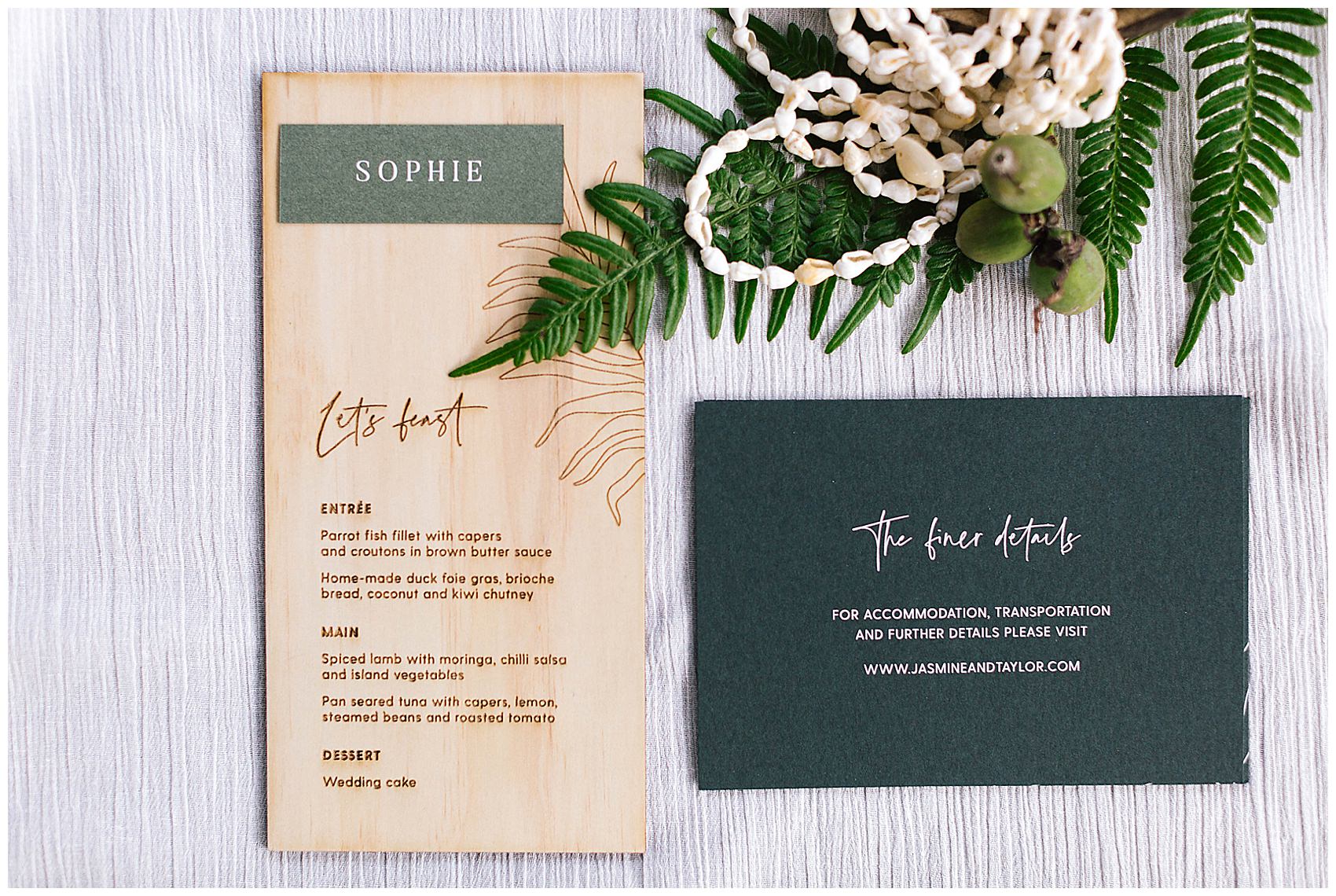 wooden-and-green-wedding-details