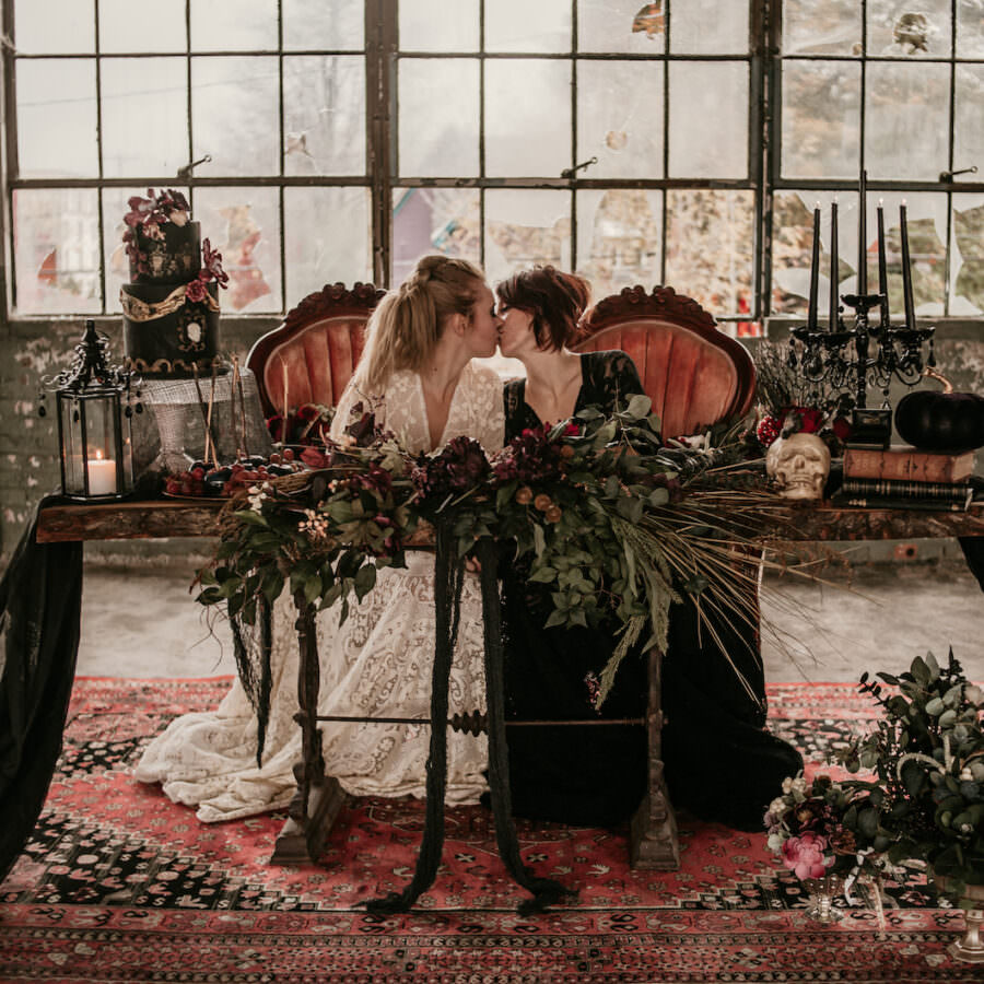 Halloween LGBTQ Wedding Styled Shoot
