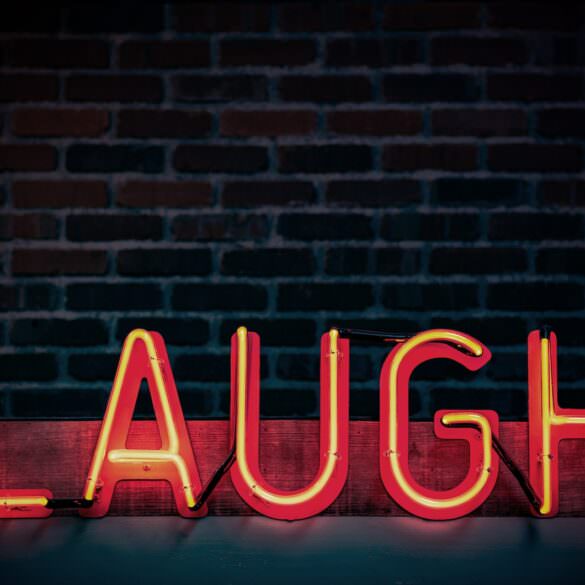 Laugh Neon Sign
