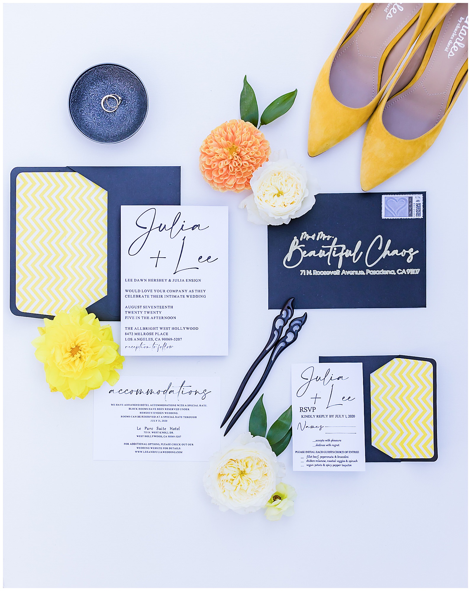 modern-black-and-white-yellow-wedding-inspiration-shoot-2