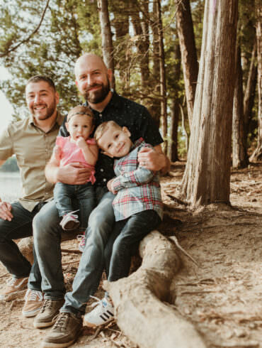 LGBTQ Family Photoshoot in the Woods