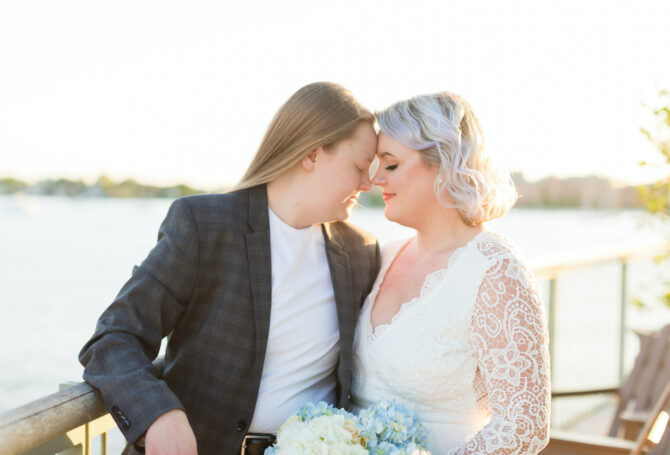Waterside Virginia LGBTQ Elopement
