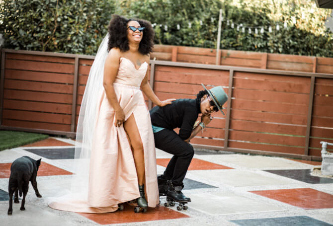 Autumnal Equinox Elopement with Roller Skating