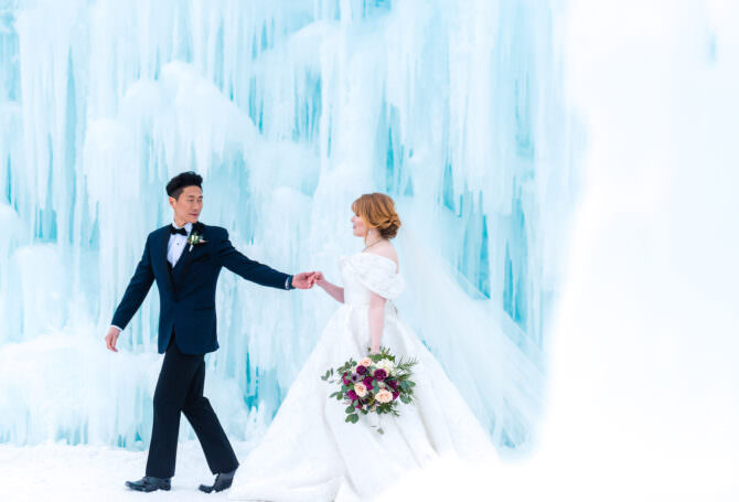Ice Castle Winter Wedding