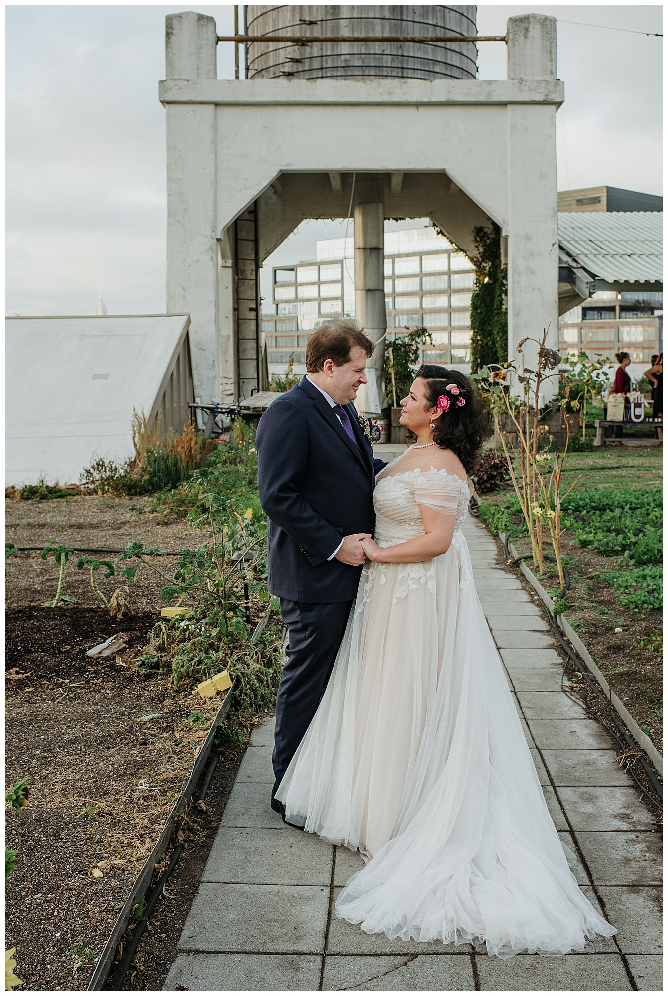 Danielle and Greg, Brooklyn Grange Mini Wedding