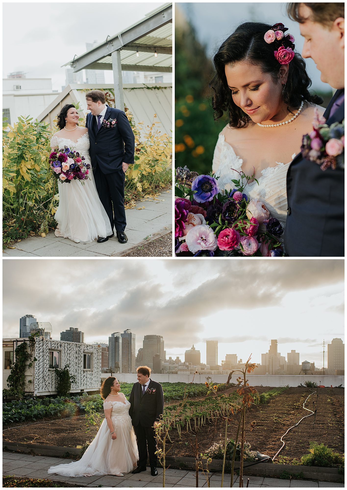 Danielle and Greg, Brooklyn Grange Mini Wedding