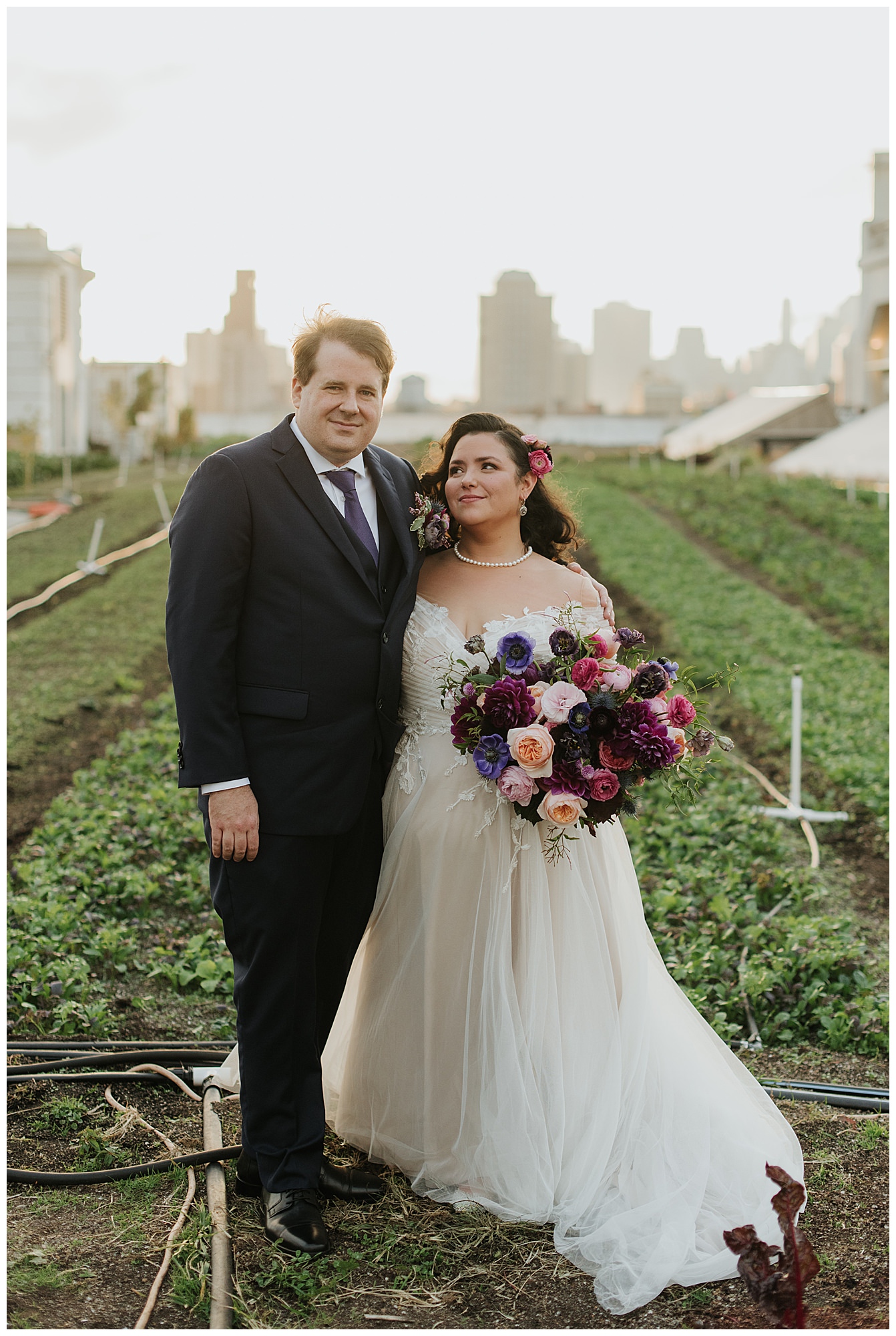 Danielle and Greg, Brooklyn Grange Mini Wedding