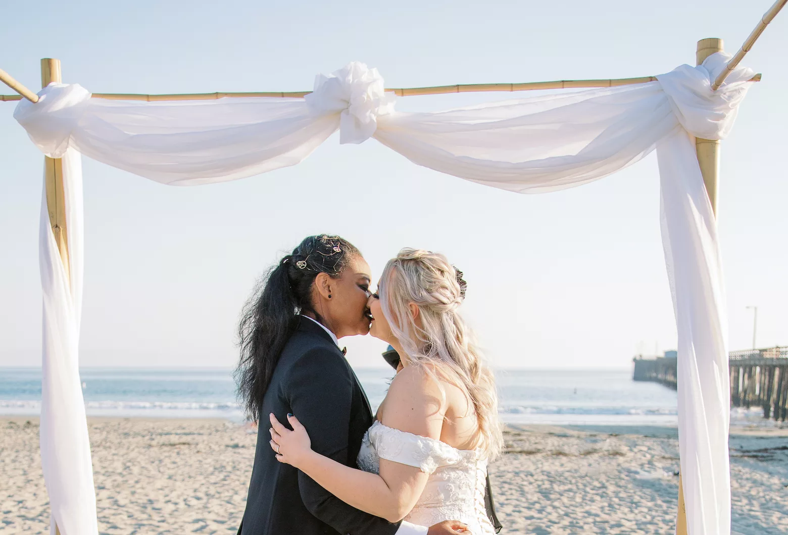 Steampunk Wedding with Beach Ceremony and Brewery Reception