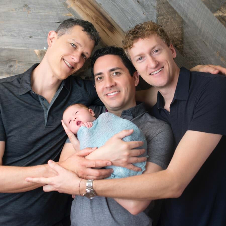 Throuple Family Photos